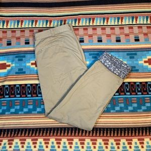 J.Crew Flannel Lined Chinos 34x34